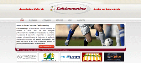 Sito web dell&acute;Associazione Culturale Calciomeeting