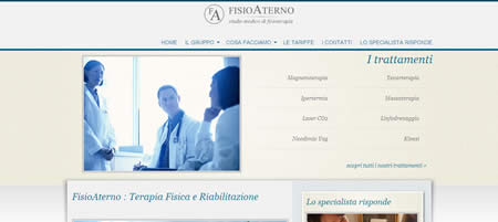 Sito web di FisioAterno